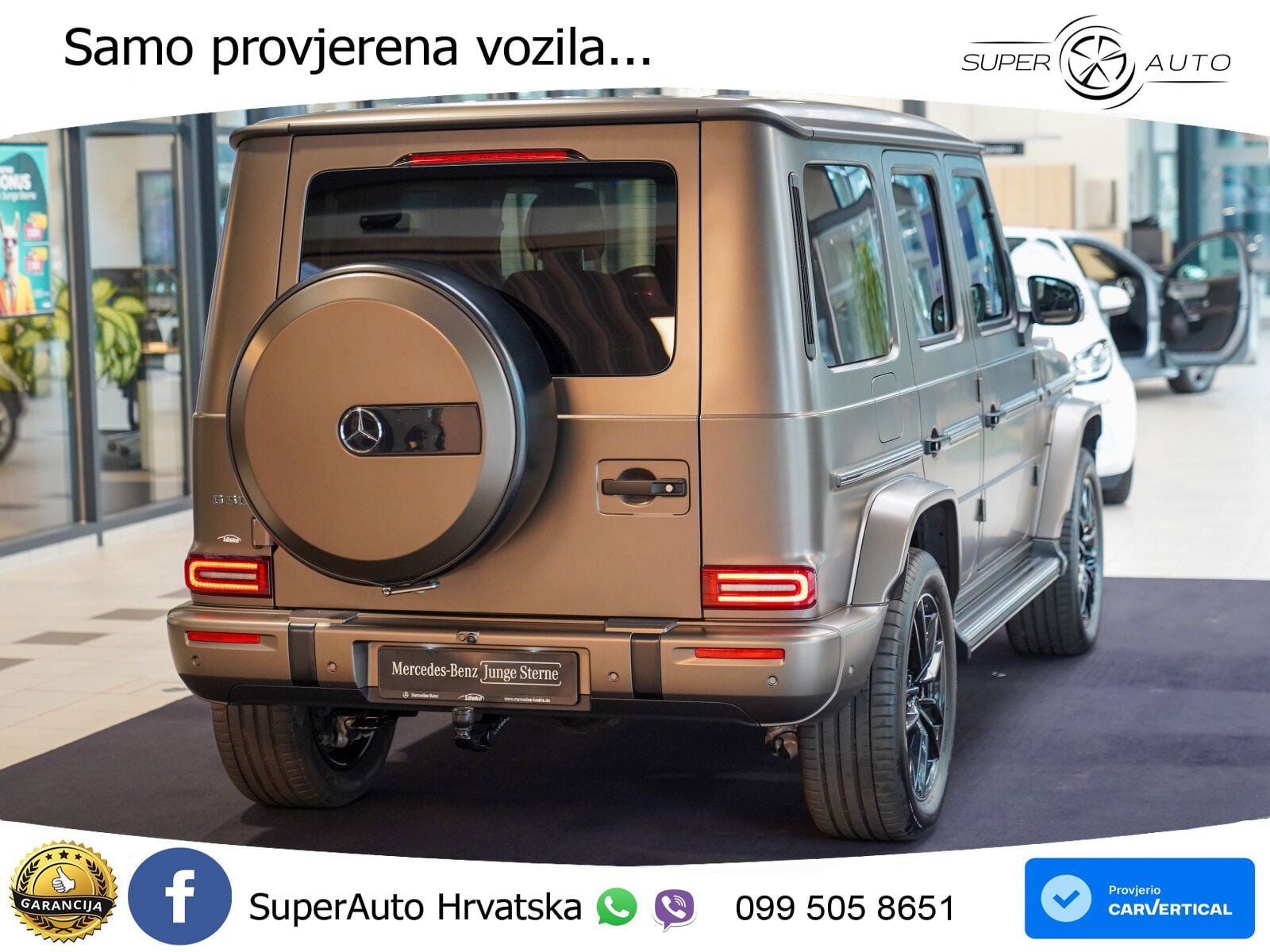 Mercedes G 500 Long (449 KS) 4MATIC 9G-TRONIC Superior LED+GR SJED+ACC