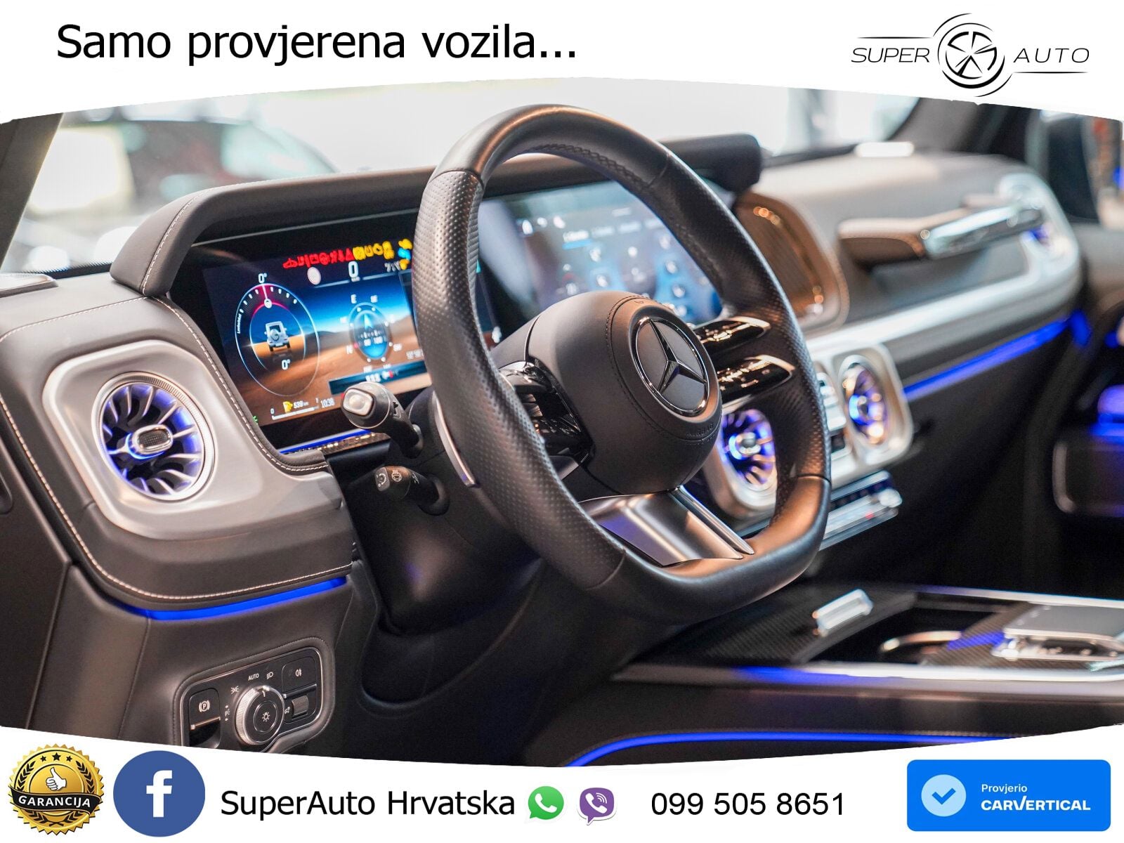 Mercedes G 500 Long (449 KS) 4MATIC 9G-TRONIC Superior LED+GR SJED+ACC