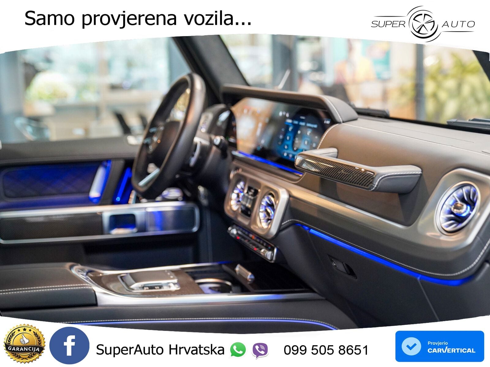 Mercedes G 500 Long (449 KS) 4MATIC 9G-TRONIC Superior LED+GR SJED+ACC