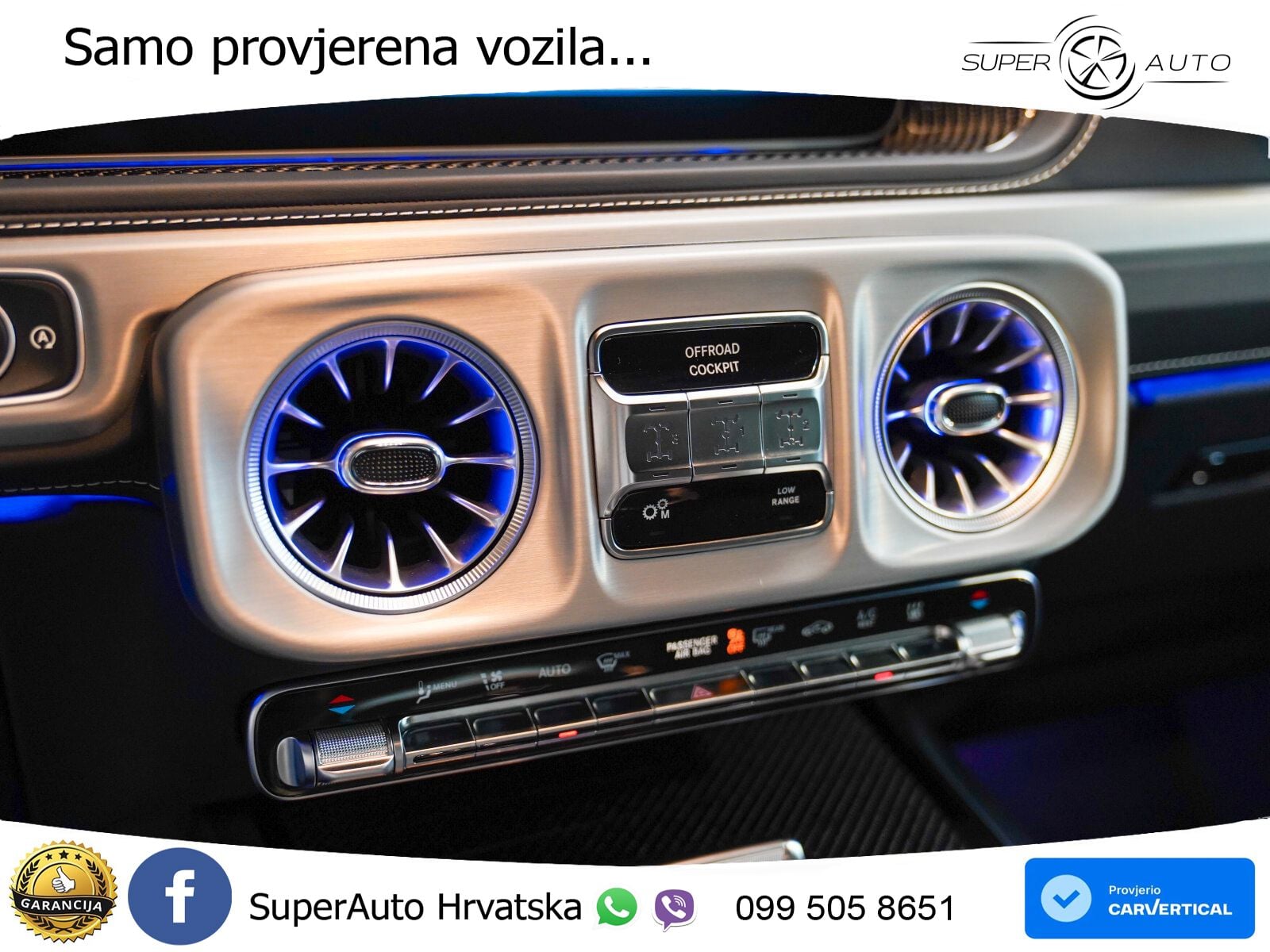 Mercedes G 500 Long (449 KS) 4MATIC 9G-TRONIC Superior LED+GR SJED+ACC