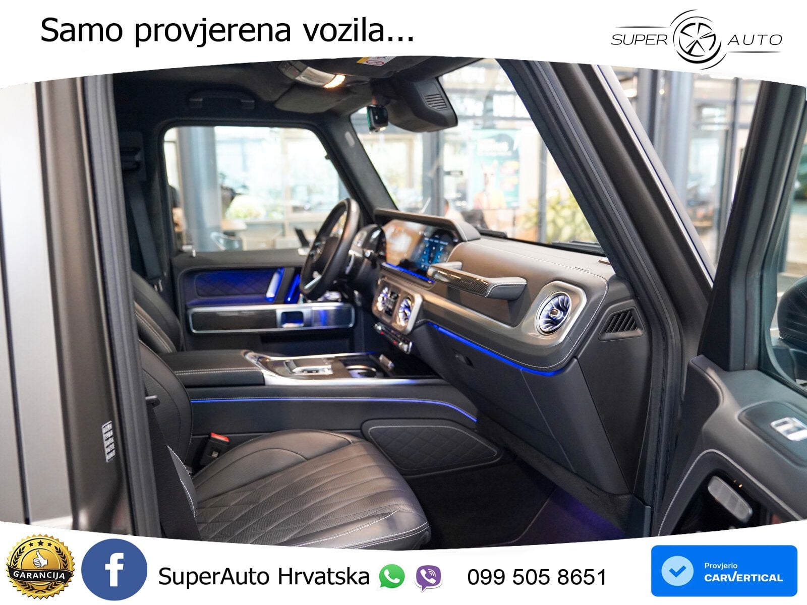Mercedes G 500 Long (449 KS) 4MATIC 9G-TRONIC Superior LED+GR SJED+ACC