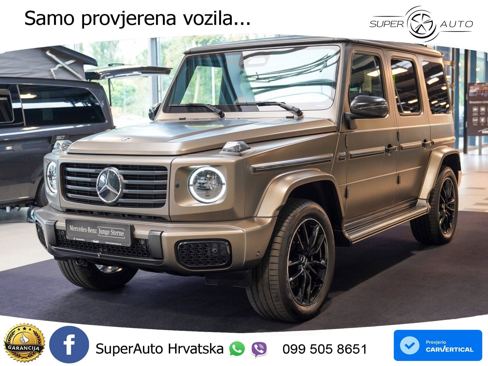Mercedes G 500 Long (449 KS) 4MATIC 9G-TRONIC Superior LED+GR SJED+ACC