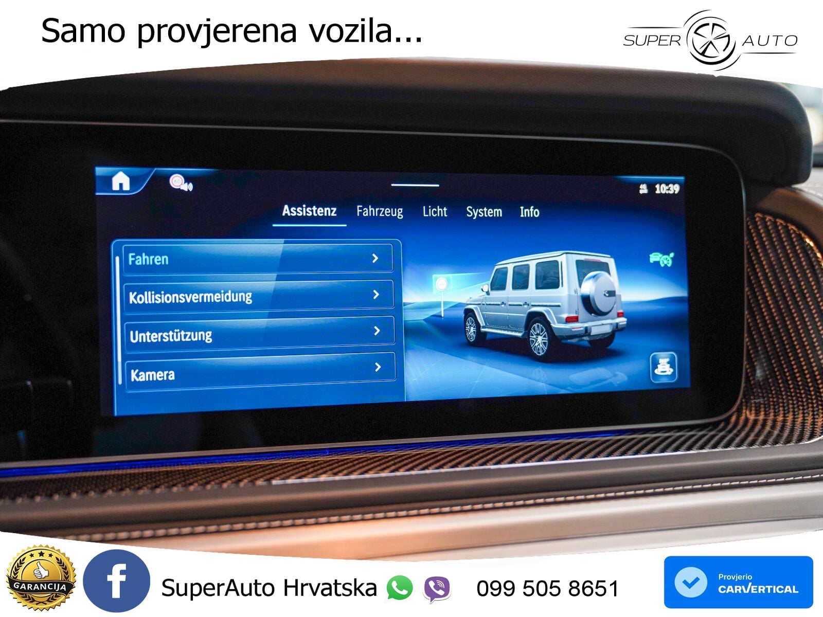 Mercedes G 500 Long (449 KS) 4MATIC 9G-TRONIC Superior LED+GR SJED+ACC