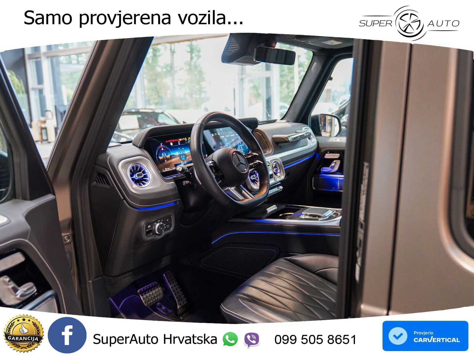 Mercedes G 500 Long (449 KS) 4MATIC 9G-TRONIC Superior LED+GR SJED+ACC