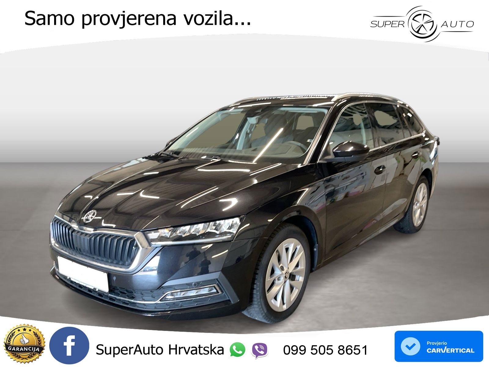 Škoda Octavia Combi 2.0 TDI (150 KS) DSG LED+GR SJED+ACC