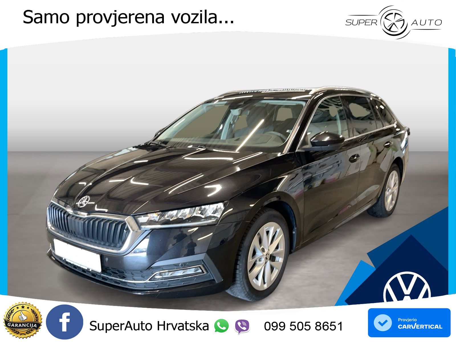 Škoda Octavia Combi 2.0 TDI (150 KS) DSG LED+GR SJED+ACC