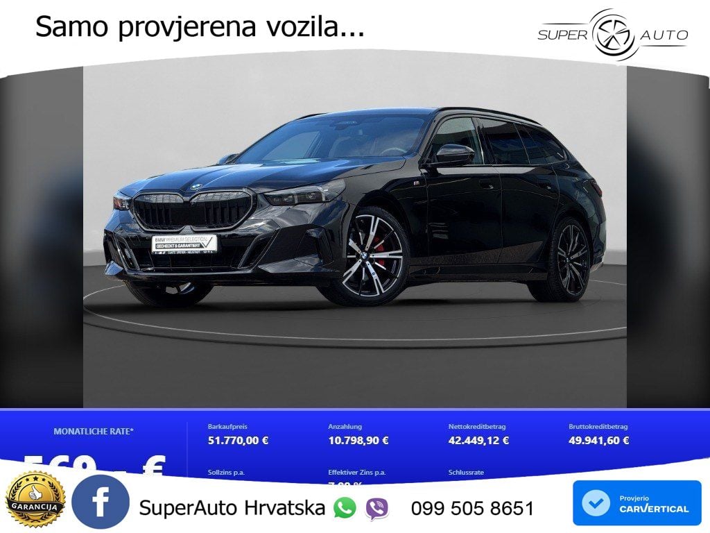 BMW 520d Touring (197 KS) Steptronic M Sport ACC+HEAD+4xGR SJED+360+PANO