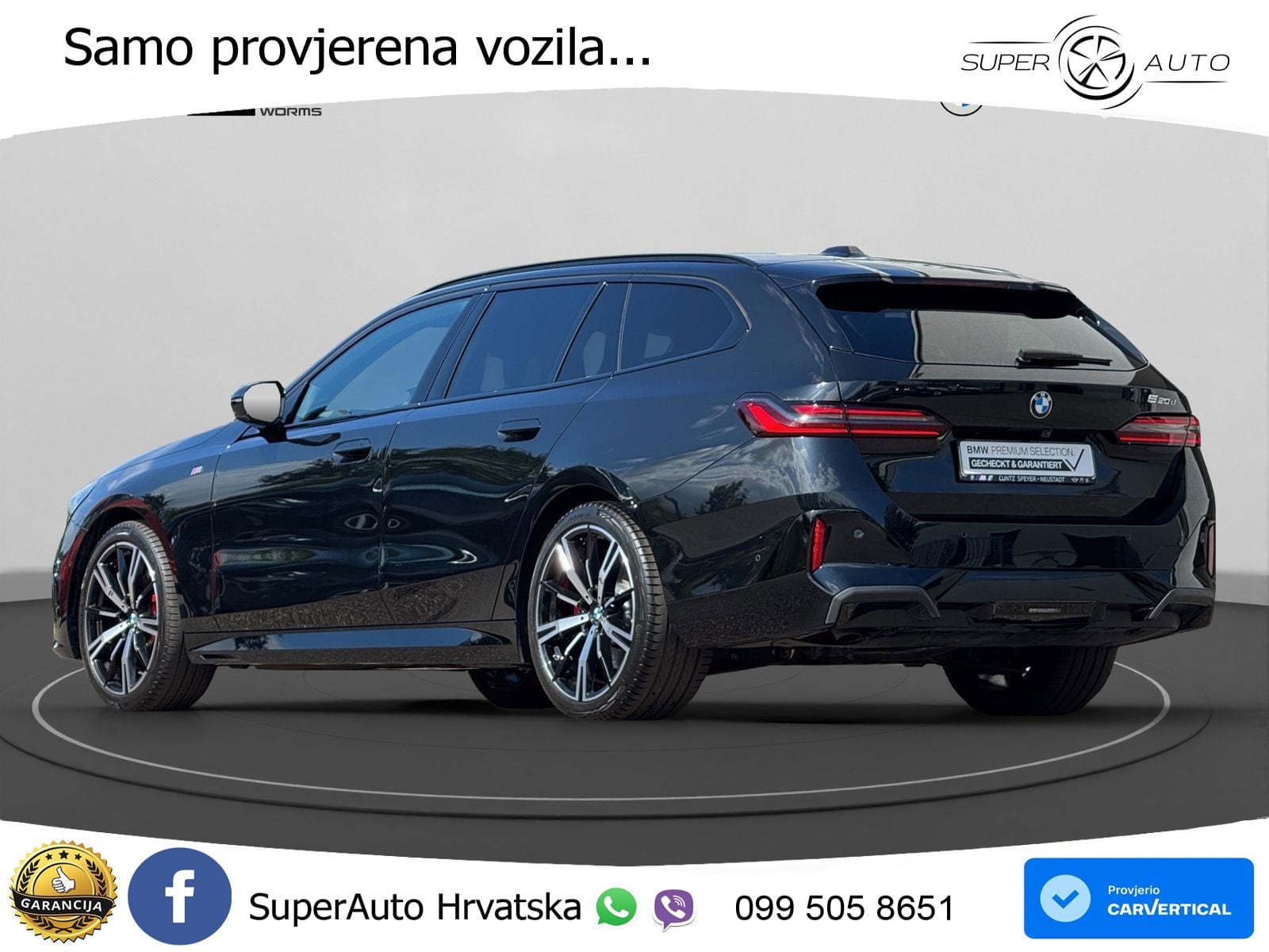 BMW 520d Touring (197 KS) Steptronic M Sport ACC+HEAD+4xGR SJED+360+PANO