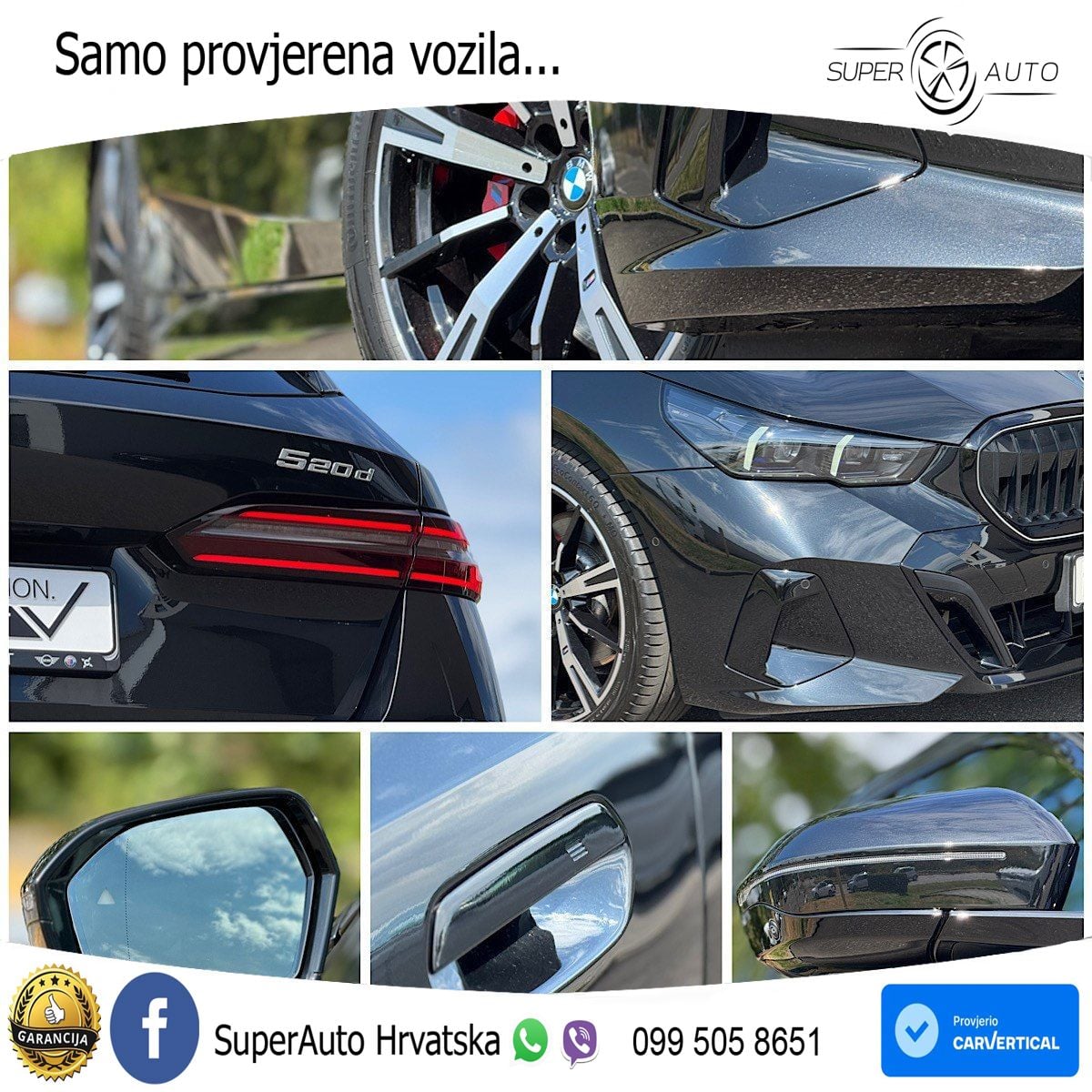 BMW 520d Touring (197 KS) Steptronic M Sport ACC+HEAD+4xGR SJED+360+PANO