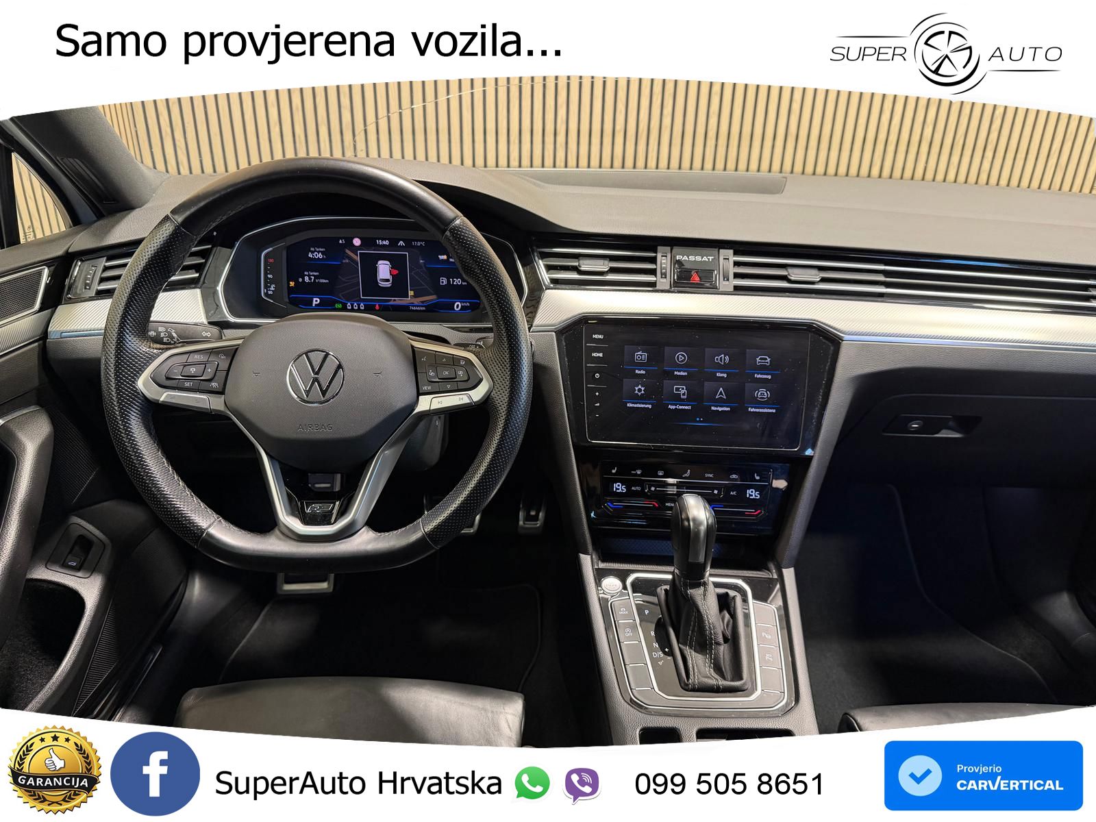 Volkswagen Passat Variant 2.0 TDI (200 KS) 4MOTION DSG R-Line ACC+GR SJED+360+PANO