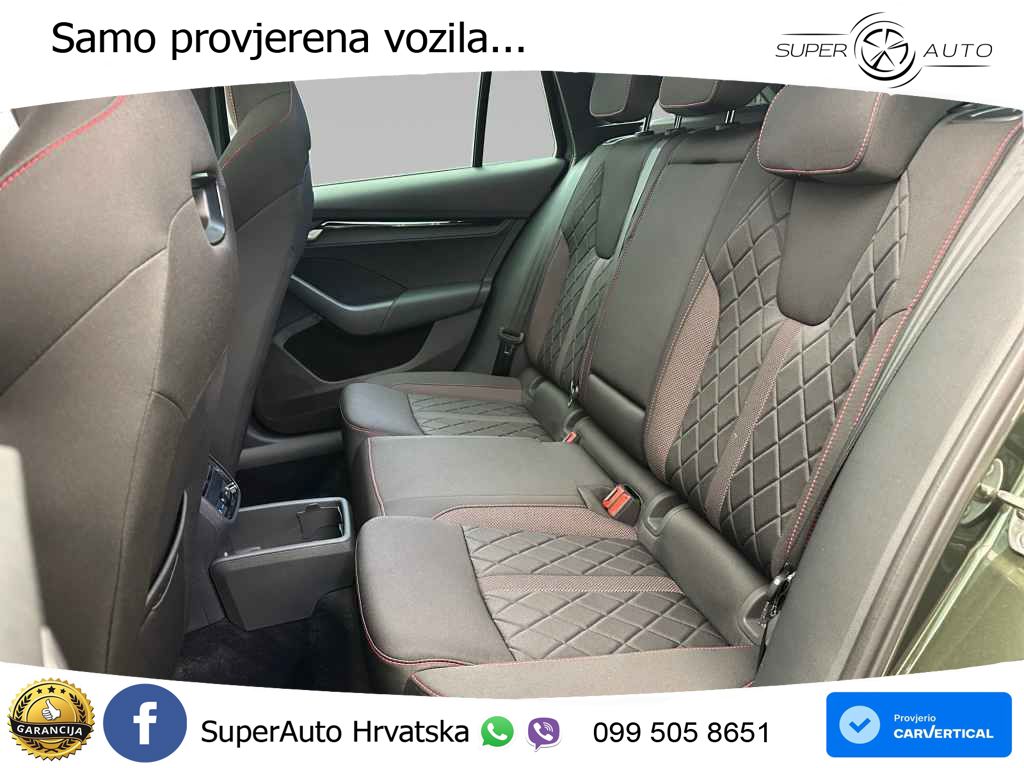 Škoda Octavia Combi RS 2.0 TSI (265 KS) DSG LED+GR SJED+ACC