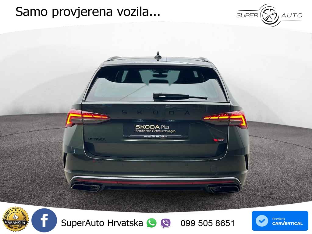 Škoda Octavia Combi RS 2.0 TSI (265 KS) DSG LED+GR SJED+ACC