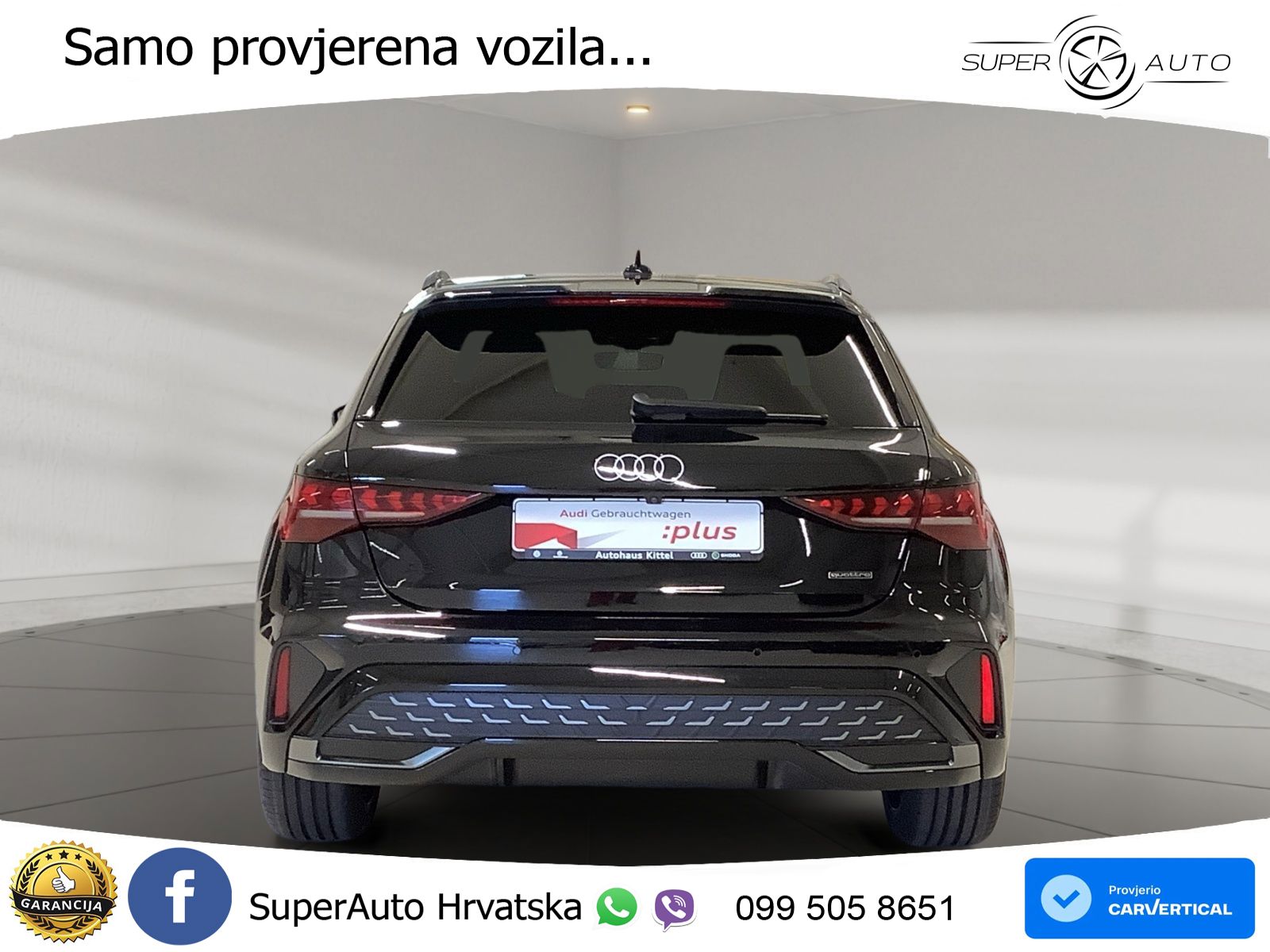 Audi A3 Sportback 40 TFSI (204 KS) quattro S tronic S line LED+GR SJED+ACC
