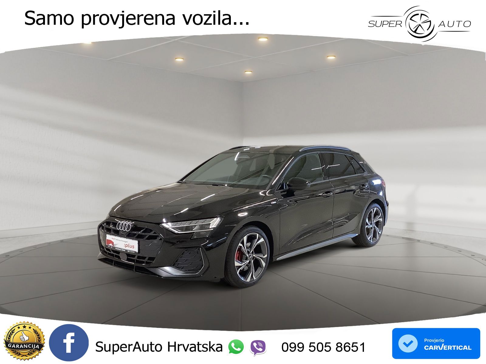 Audi A3 Sportback 40 TFSI (204 KS) quattro S tronic S line LED+GR SJED+ACC
