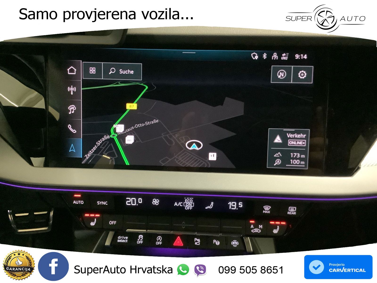 Audi A3 Sportback 40 TFSI (204 KS) quattro S tronic S line LED+GR SJED+ACC