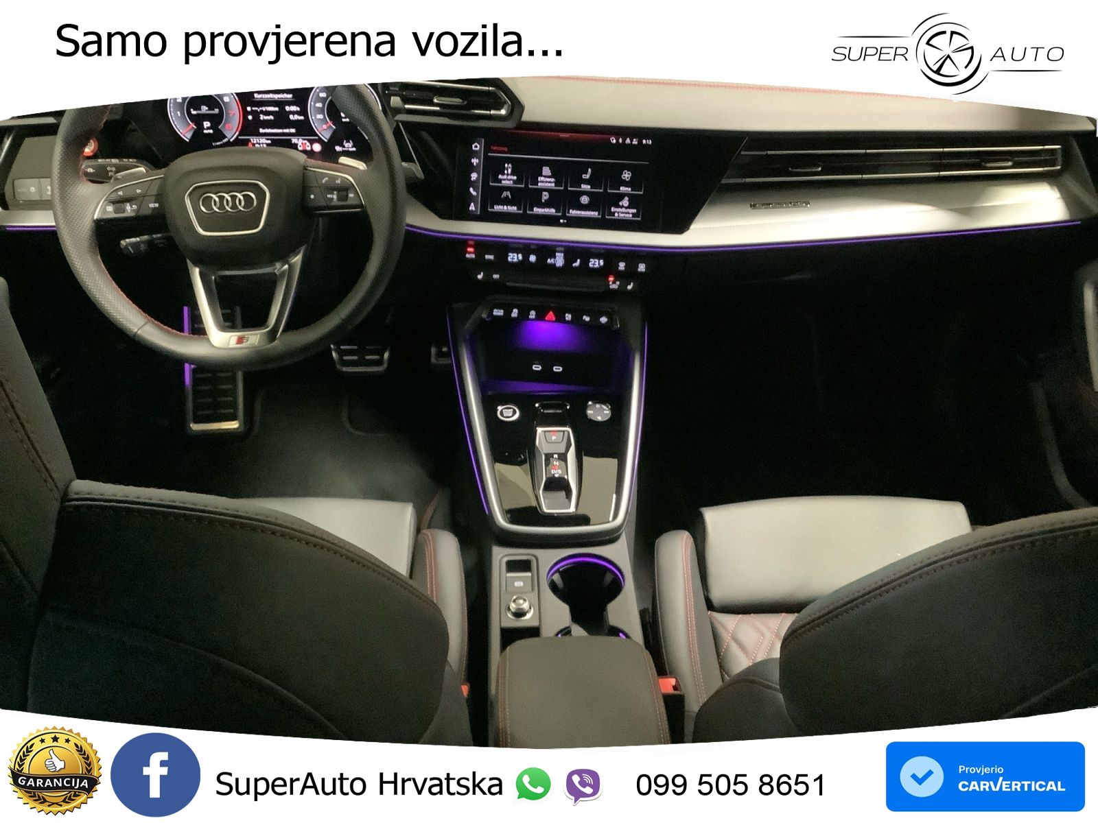 Audi A3 Sportback 40 TFSI (204 KS) quattro S tronic S line LED+GR SJED+ACC