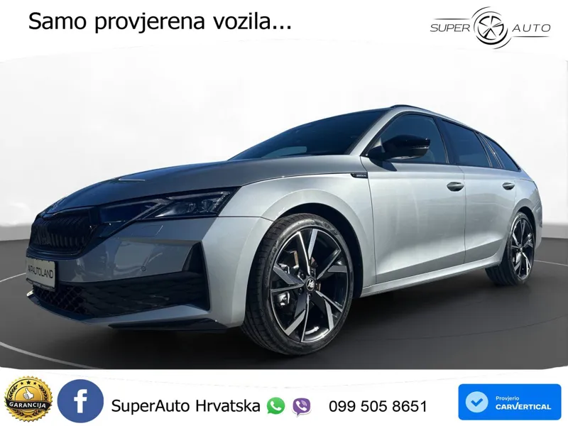 Škoda Octavia Combi 2.0 TSI (204 KS) 4x4 DSG SportLine LED+GR SJED+ACC