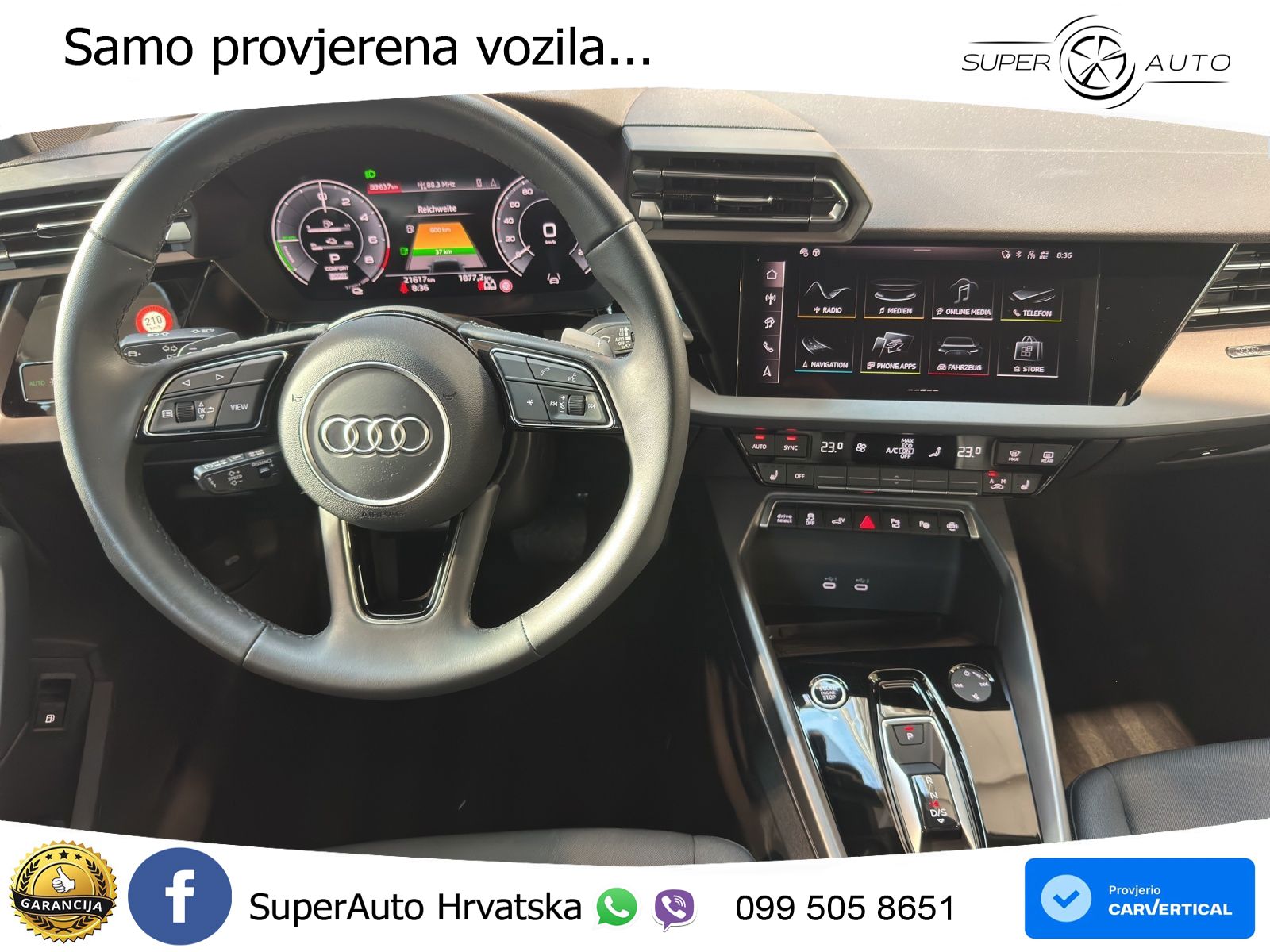 Audi A3 40 TFSIe (204 KS) S tronic LED+GR SJED+ACC