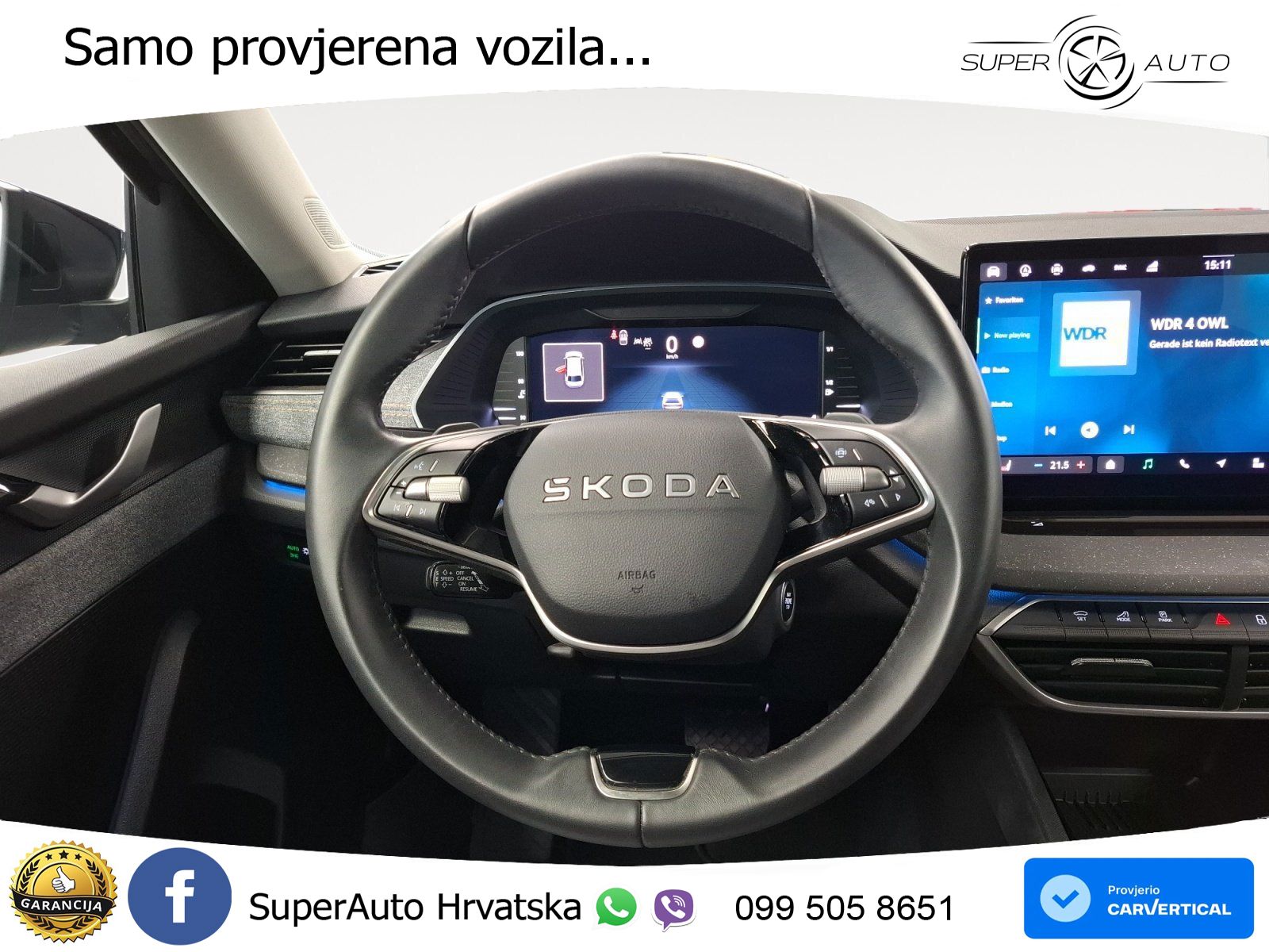 Škoda Octavia Combi 2.0 TDI (150 KS) DSG LED+GR SJED+ACC