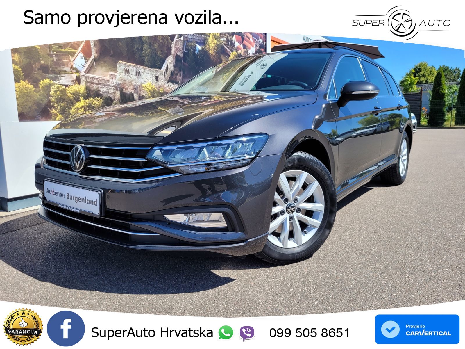 Volkswagen Passat Variant 2.0 TDI (150 KS) DSG Business LED+GR SJED+ACC