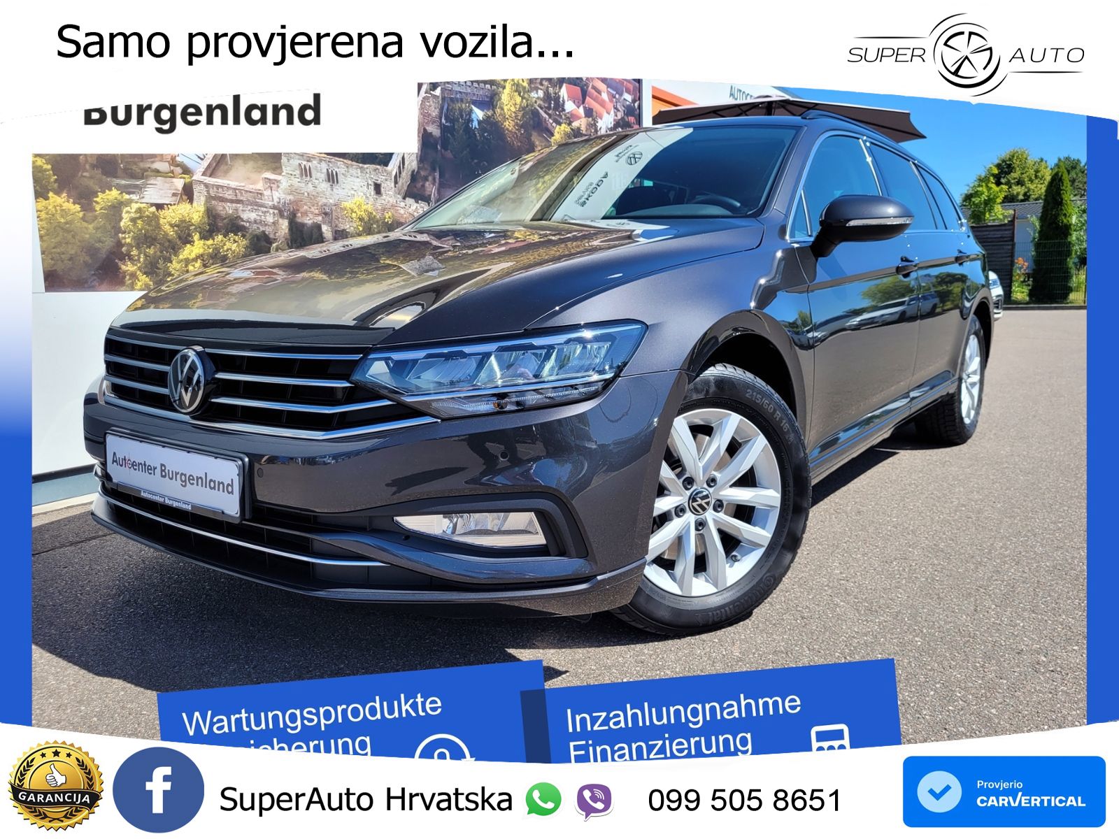Volkswagen Passat Variant 2.0 TDI (150 KS) DSG Business LED+GR SJED+ACC