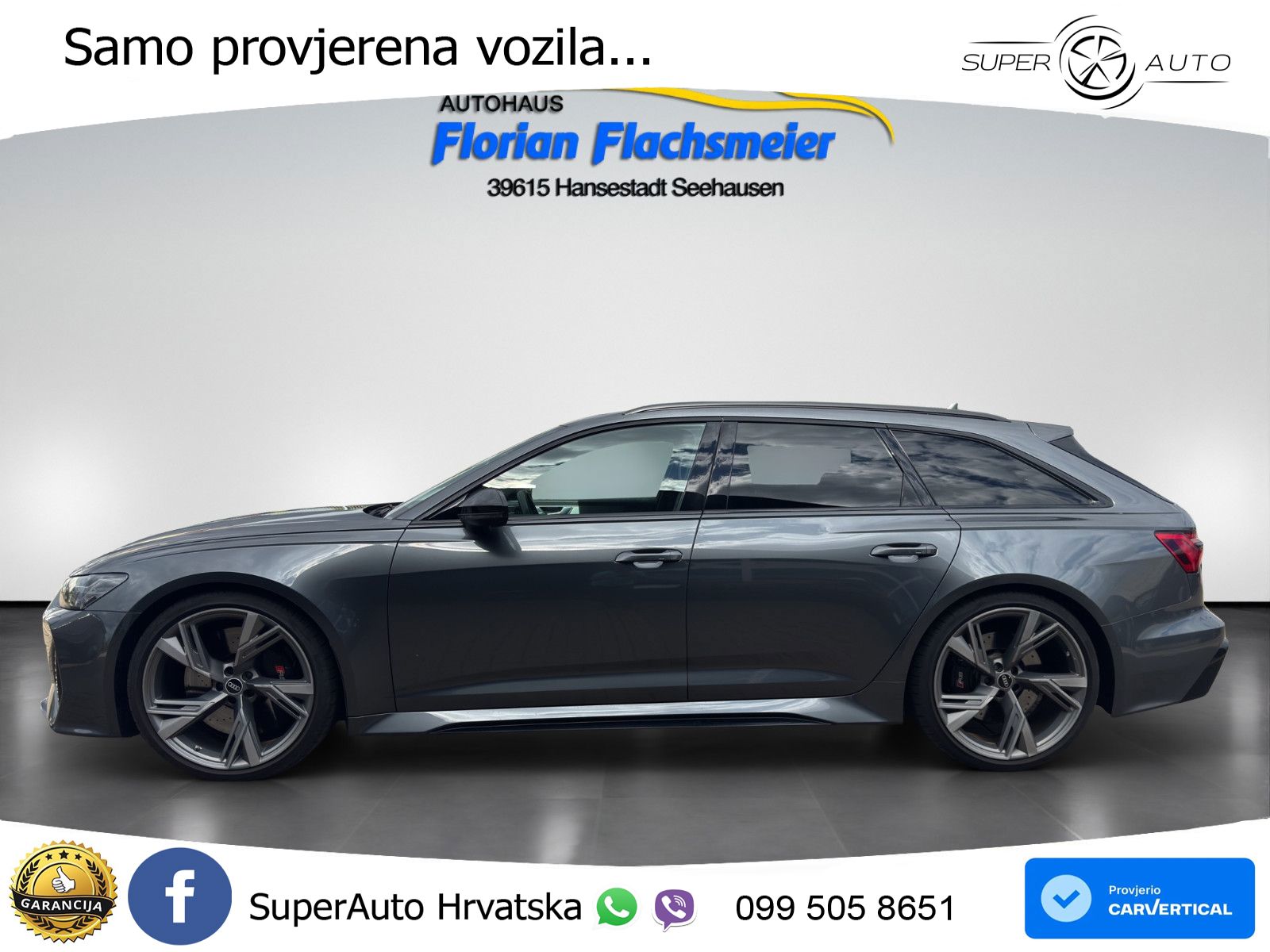 Audi RS6 Avant 4.0 TFSI V8 (600 KS) quattro Tiptronic LED+GR SJED+ACC