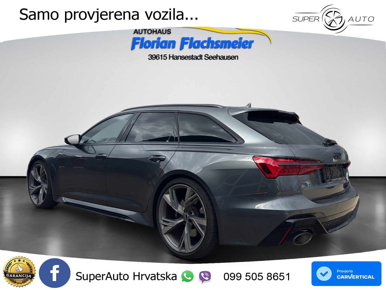 Audi RS6 Avant 4.0 TFSI V8 (600 KS) quattro Tiptronic LED+GR SJED+ACC