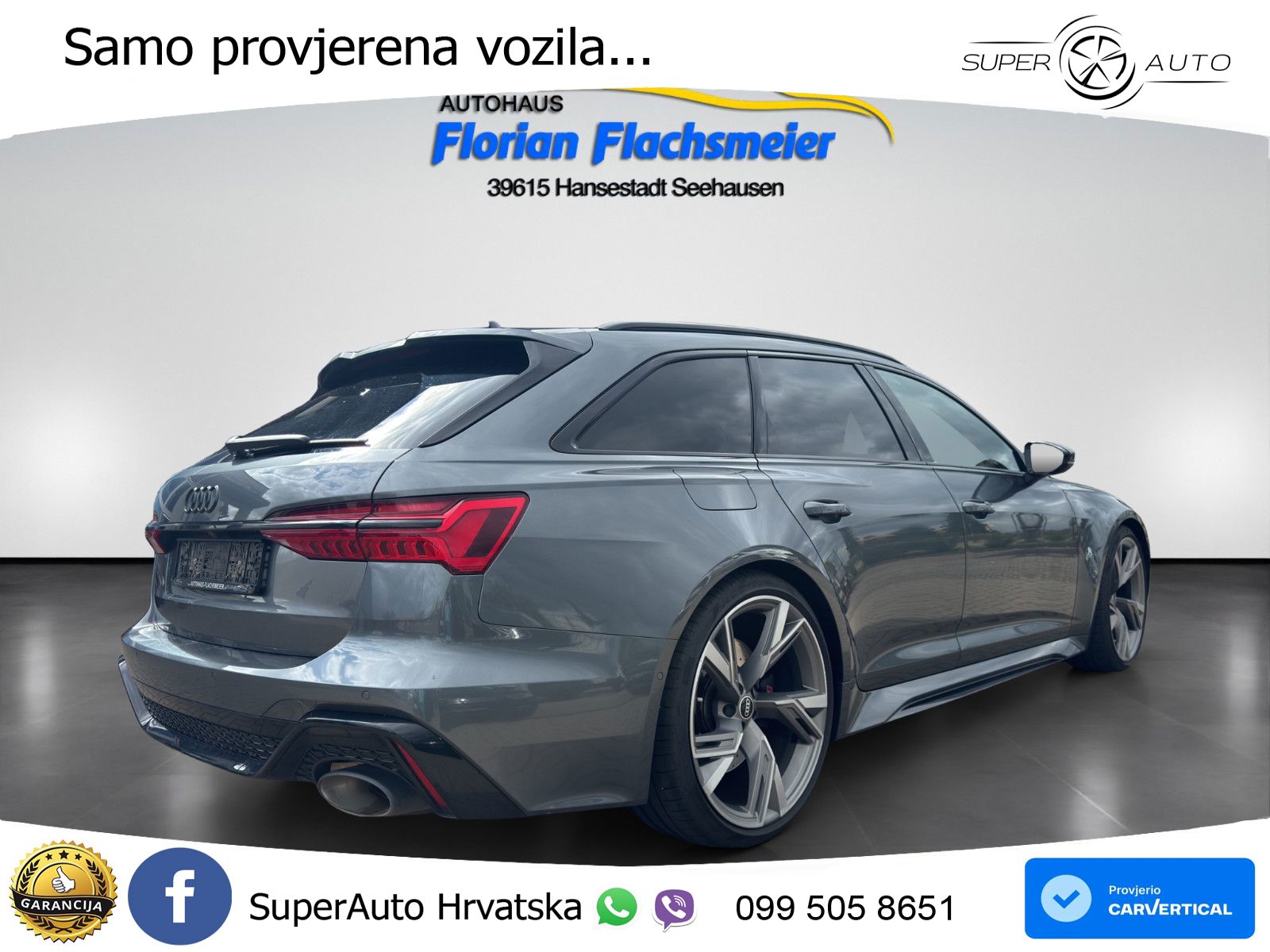 Audi RS6 Avant 4.0 TFSI V8 (600 KS) quattro Tiptronic LED+GR SJED+ACC