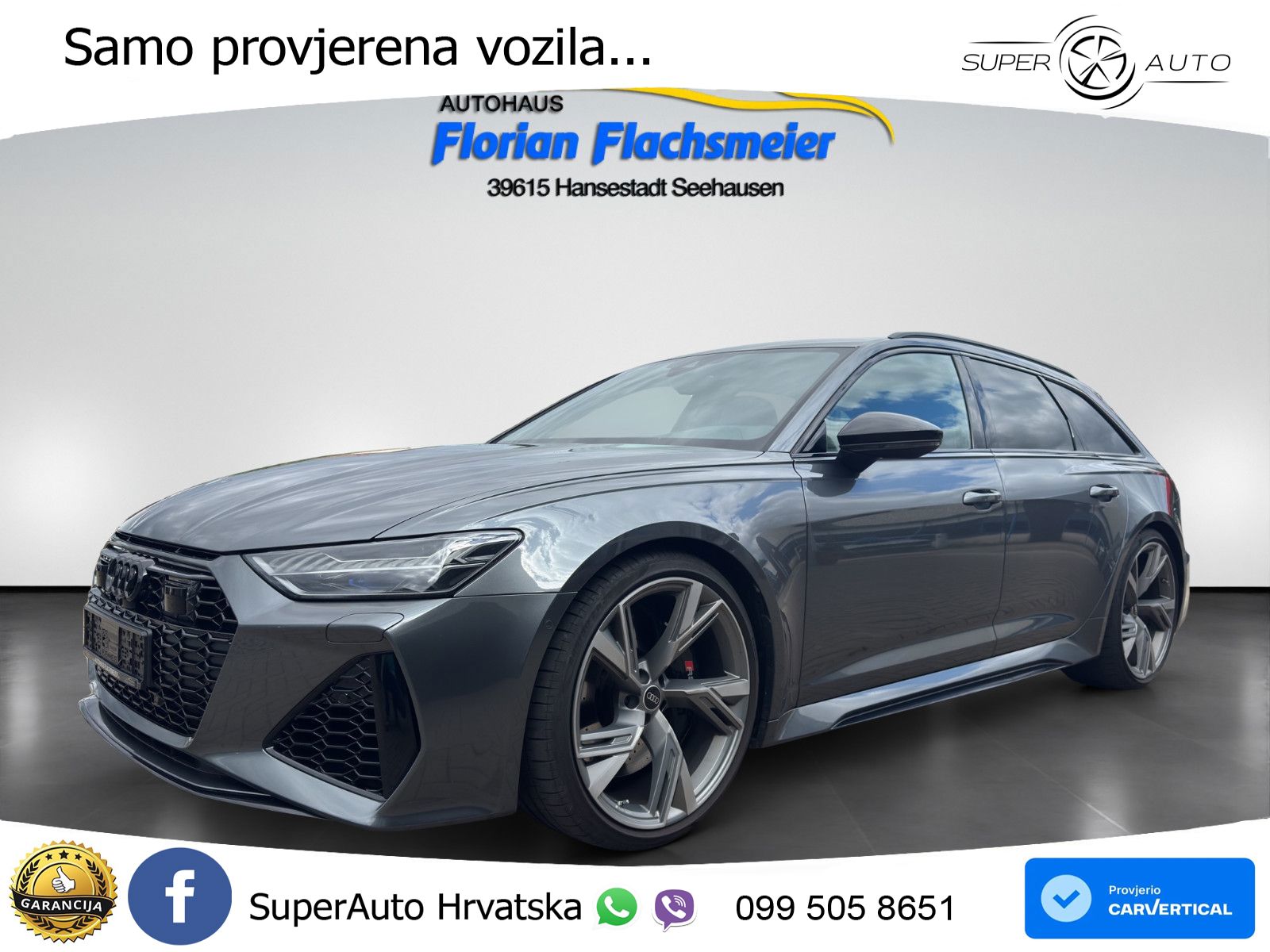 Audi RS6 Avant 4.0 TFSI V8 (600 KS) quattro Tiptronic LED+GR SJED+ACC