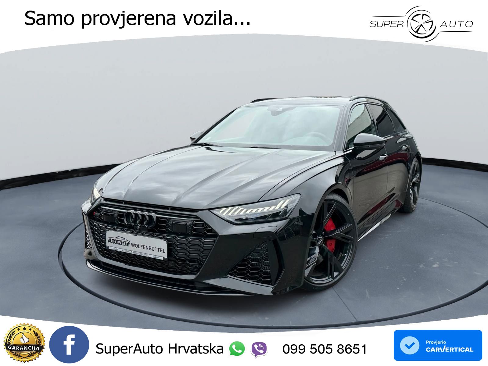 Audi RS6 Avant 4.0 TFSI V8 (600 KS) quattro Tiptronic LED+GR SJED+ACC