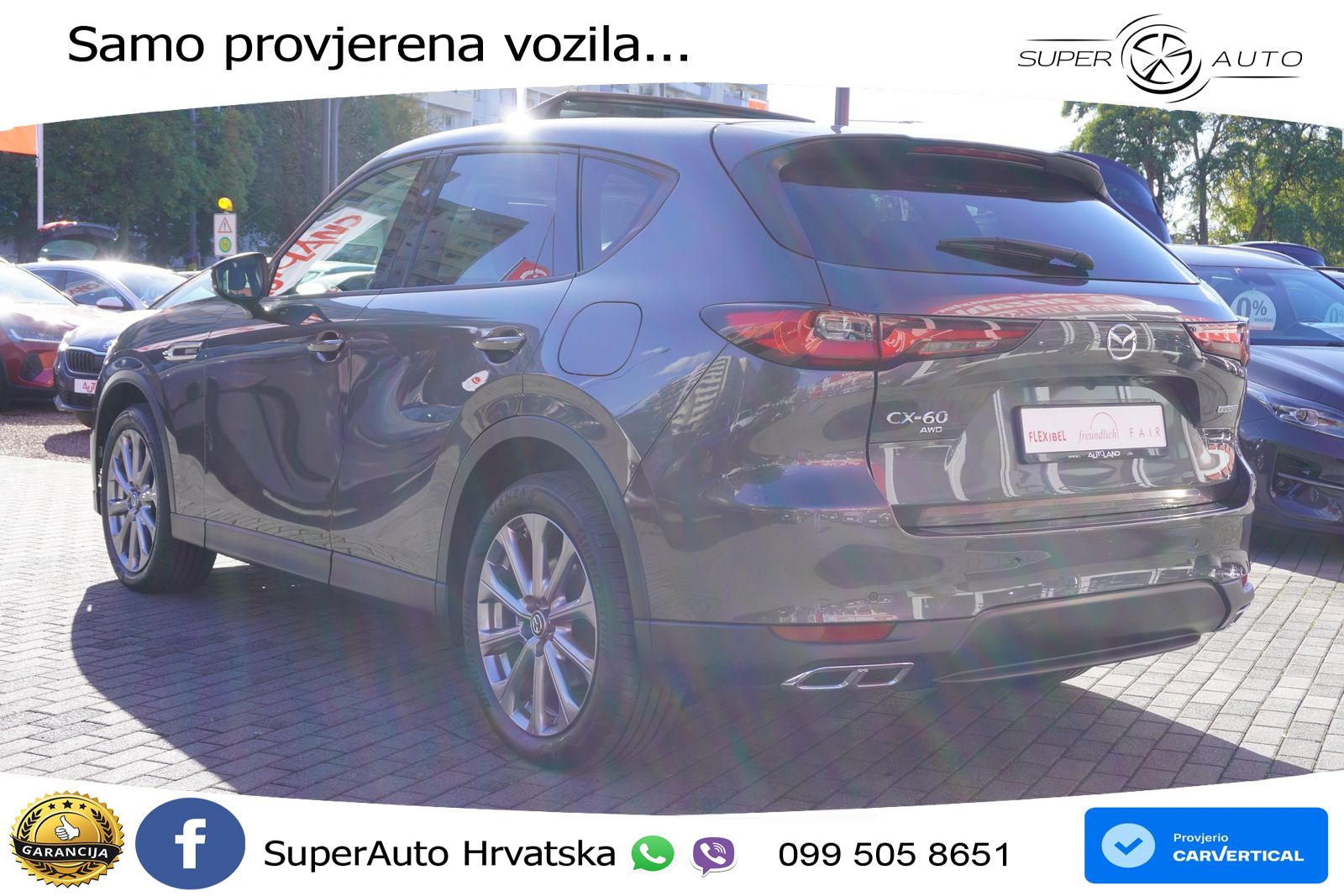 Mazda CX-60 2.5 e-Skyactiv (328 KS) AWD Automatic ACC+HEAD+4xGR SJED+360+PANO