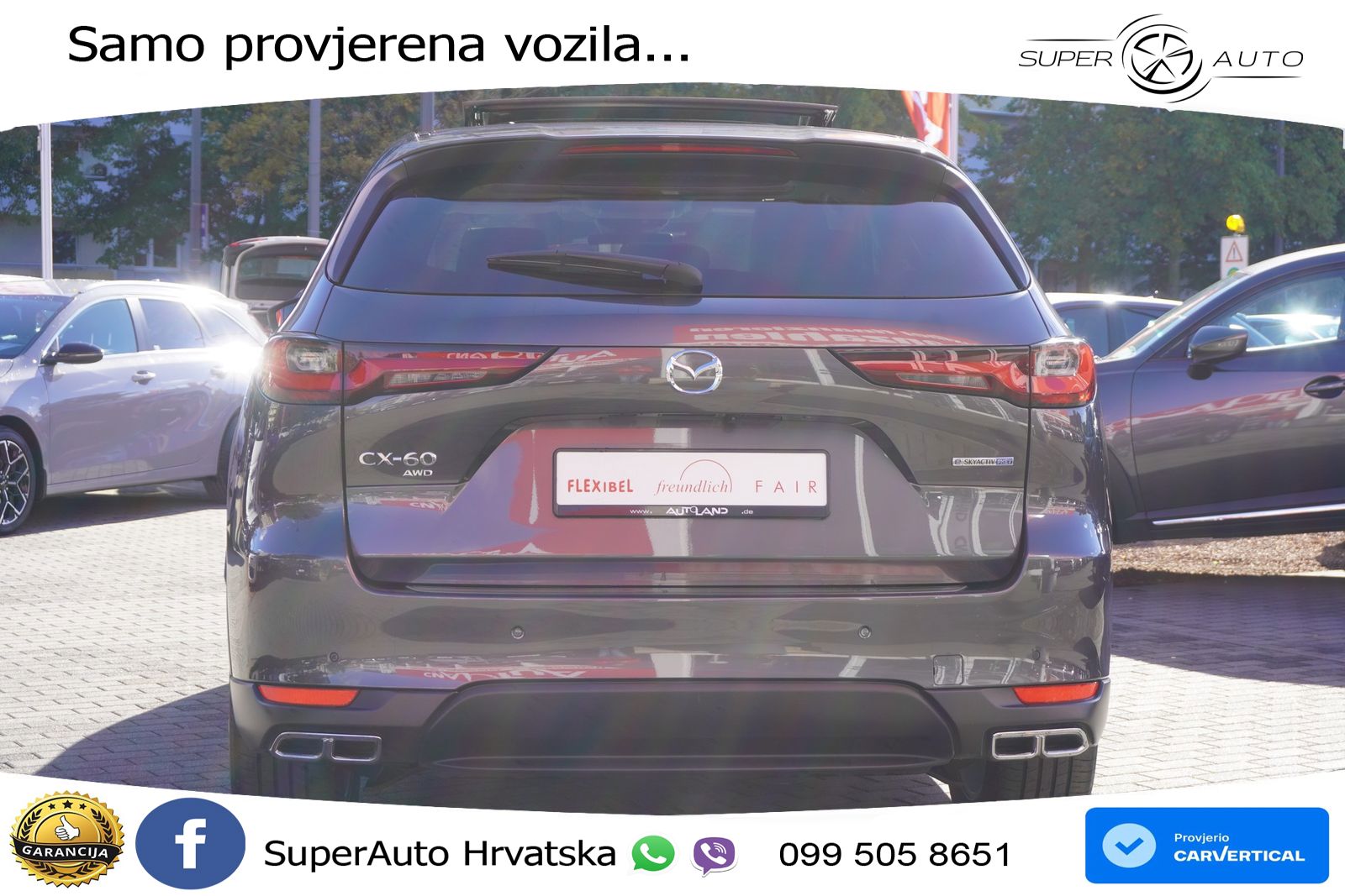 Mazda CX-60 2.5 e-Skyactiv (328 KS) AWD Automatic ACC+HEAD+4xGR SJED+360+PANO