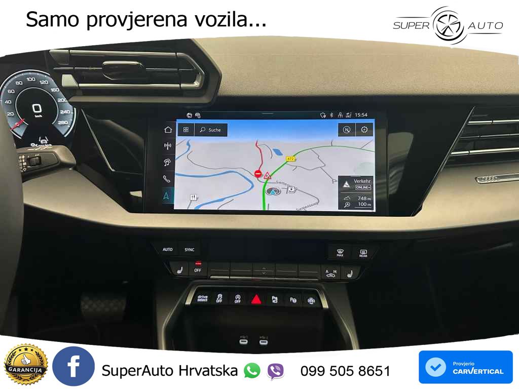 Audi A3 Sportback 30 TFSI (116 KS) Mild Hybrid S tronic LED+GR SJED+ACC