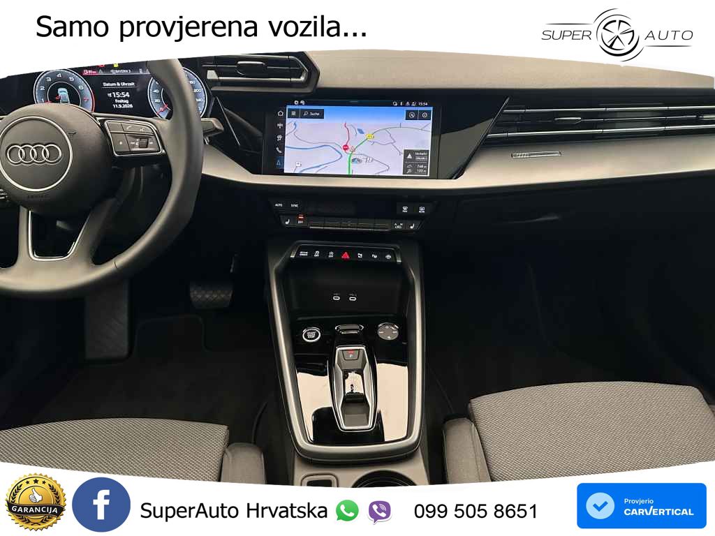 Audi A3 Sportback 30 TFSI (116 KS) Mild Hybrid S tronic LED+GR SJED+ACC