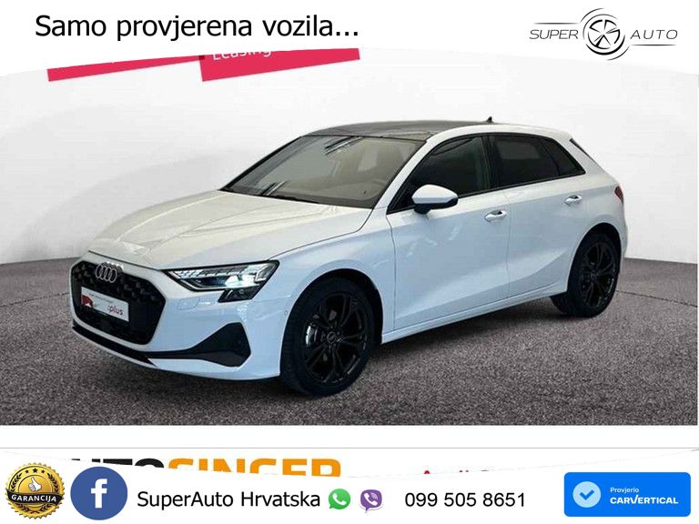 Audi A3 Sportback 30 TFSI (116 KS) Mild Hybrid S tronic LED+GR SJED+ACC