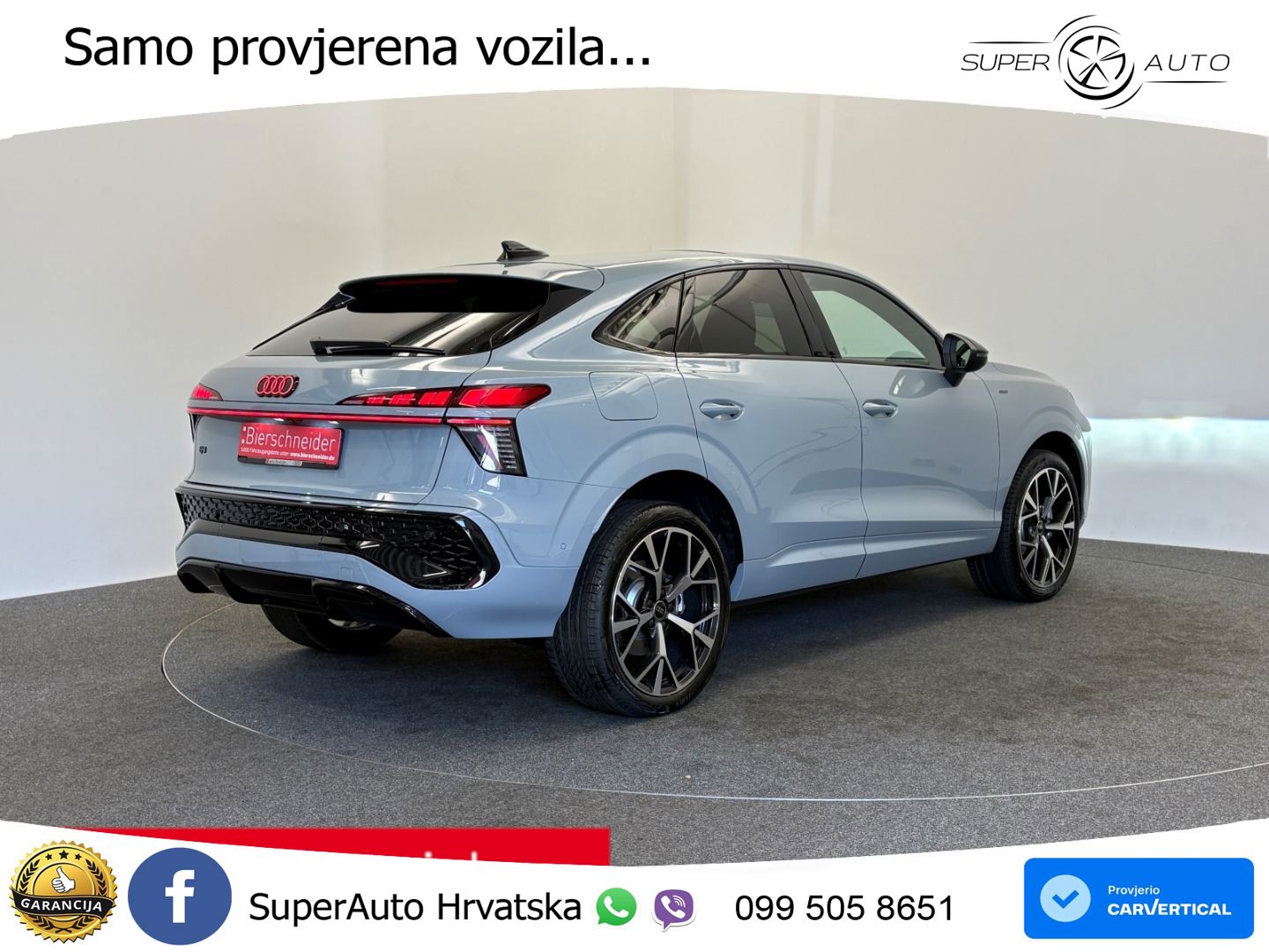 Audi Q3 Sportback 1.5 TFSIe (272 KS) S tronic LED+GR SJED+ACC