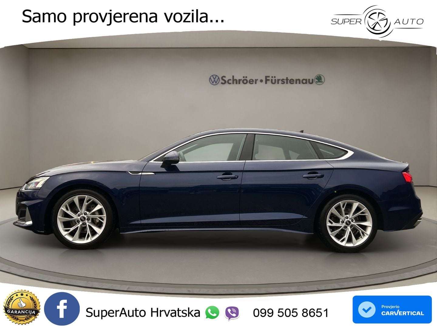 Audi A5 Sportback  40 TFSI (204 KS) S tronic LED+GR SJED+ACC