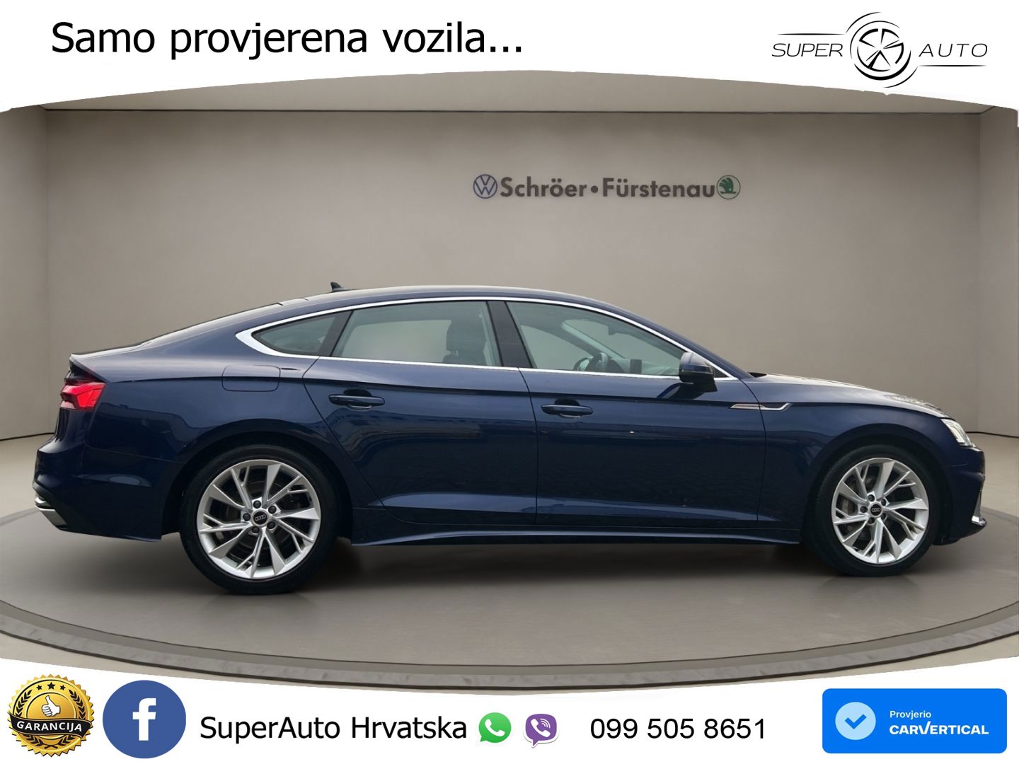 Audi A5 Sportback  40 TFSI (204 KS) S tronic LED+GR SJED+ACC