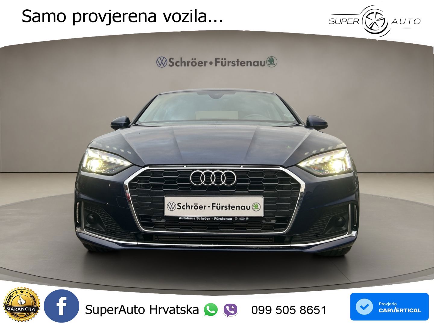Audi A5 Sportback  40 TFSI (204 KS) S tronic LED+GR SJED+ACC