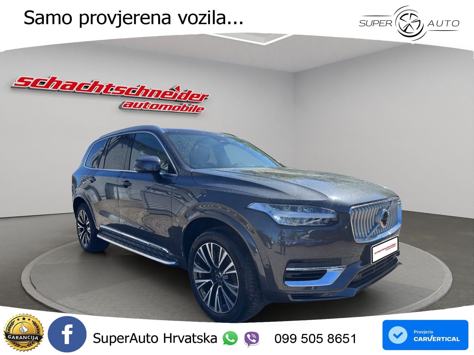 Volvo XC90 2.0 T8 AWD Automatic ACC+HEAD+4xGR SJED+360+PANO