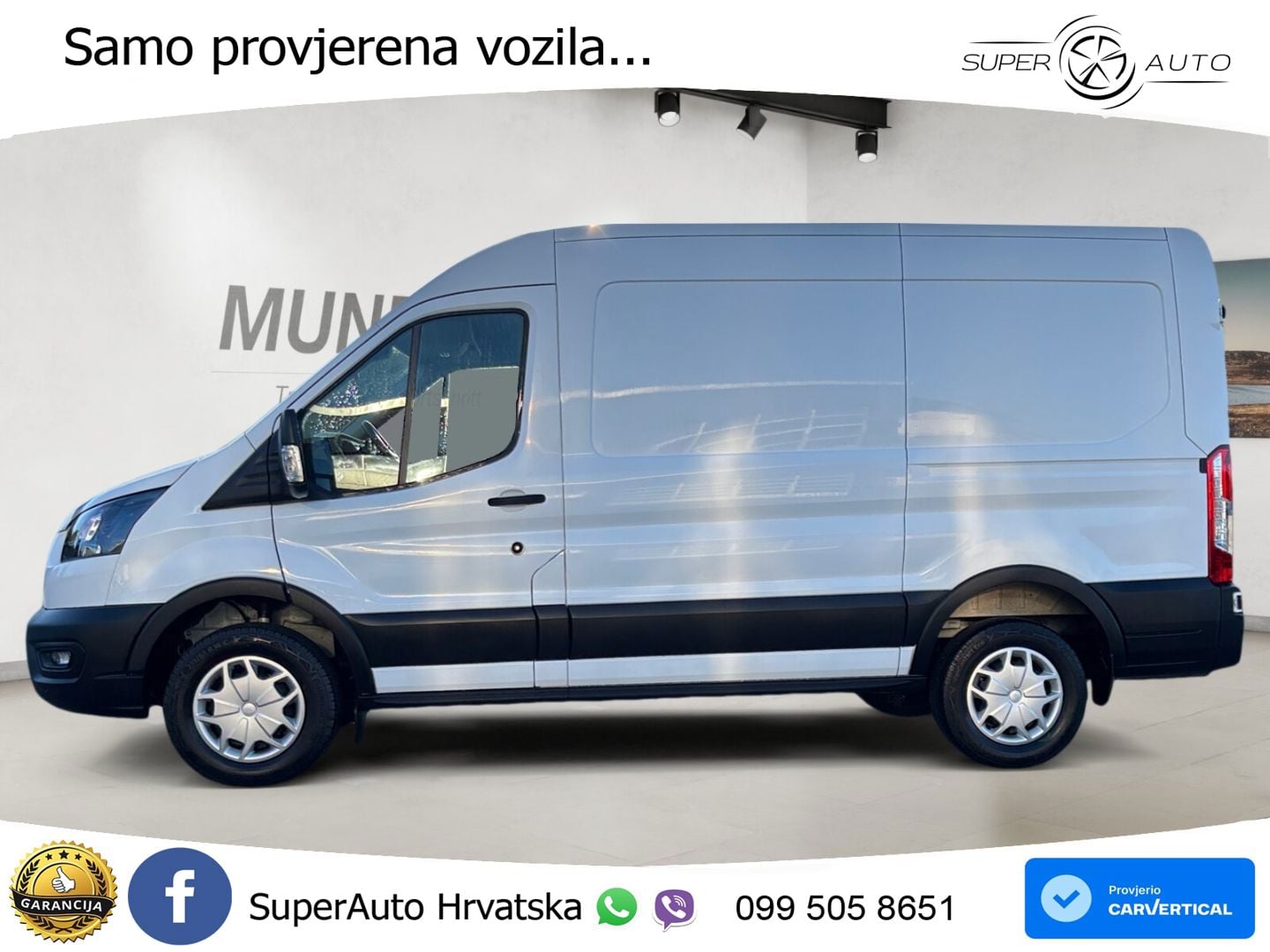 Ford Transit Trend 350 L2H2 Klima RFK AHK STHZ FSH FS 170 KS