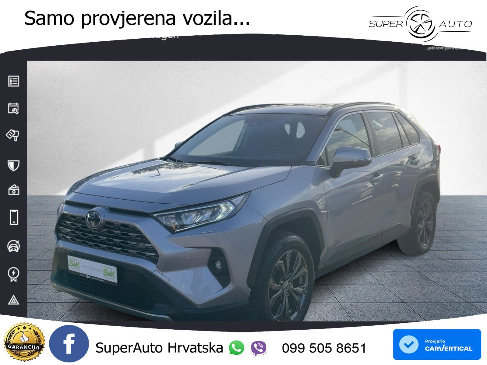 Toyota RAV4 2.5 (218 KS) Hybrid eCVT LED+GR SJED+ACC
