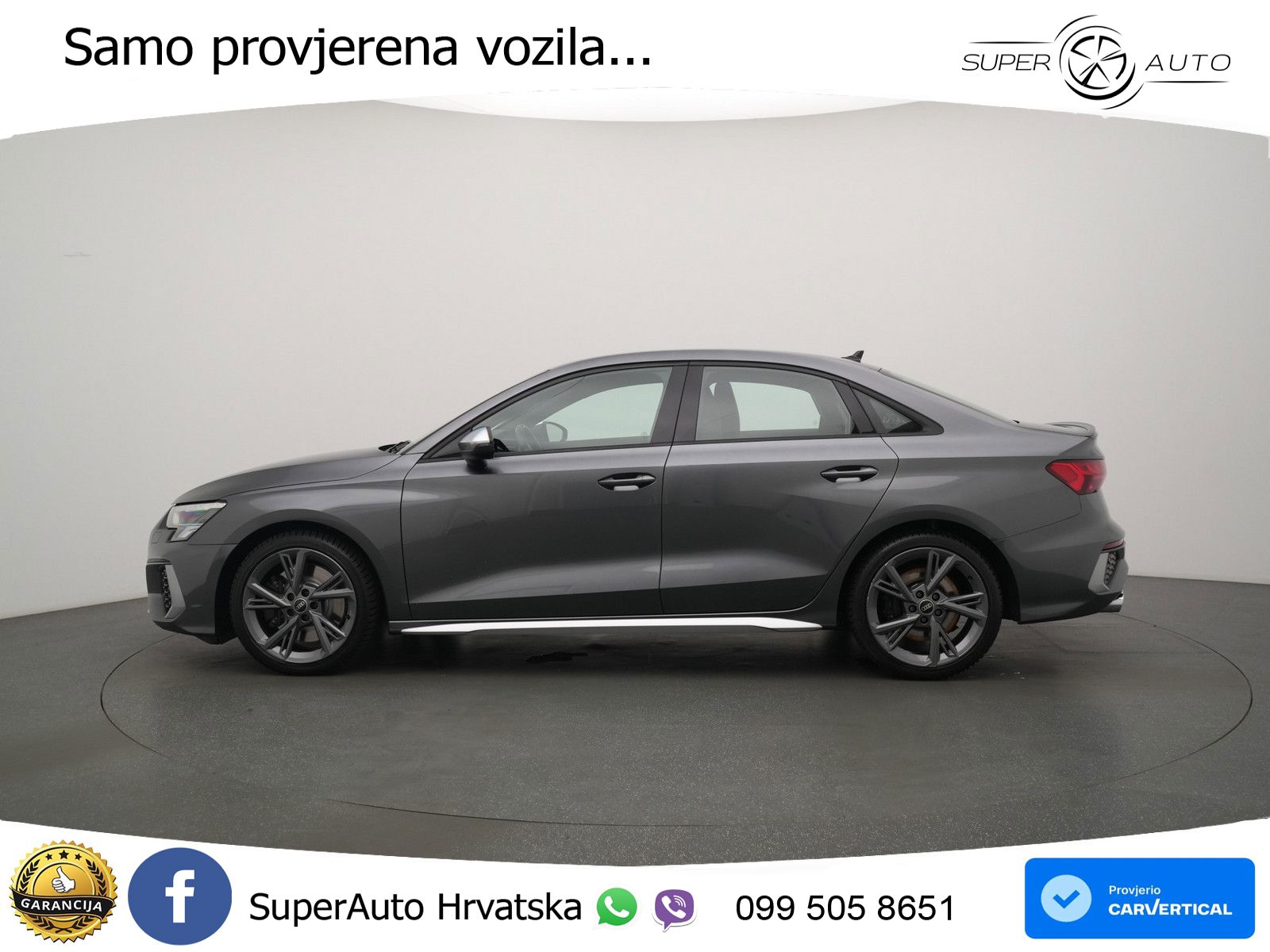 Audi S3 Limuzina 2.0 TFSI (310 KS) quattro S tronic LED+GR SJED+ACC