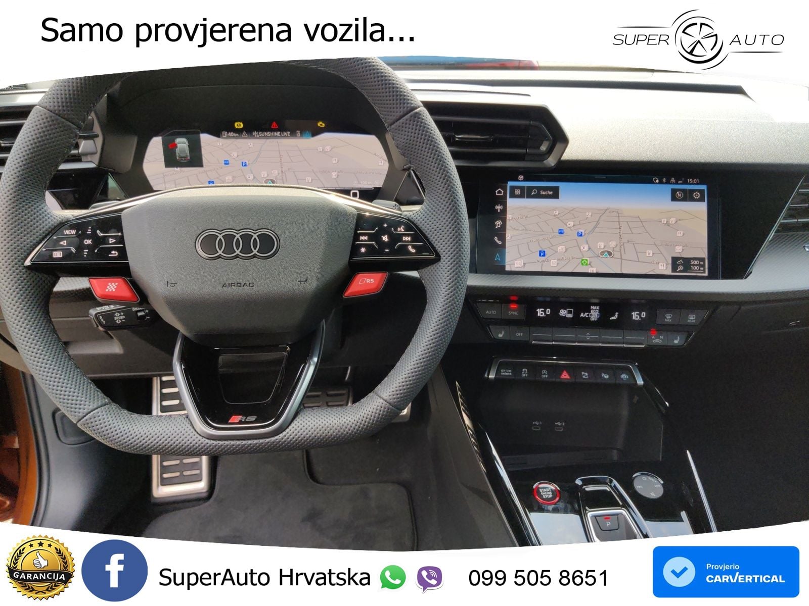 Audi RS3 Sedan 2.5 TFSI (400 KS) quattro S tronic MATRIX+GR SJED+KAM