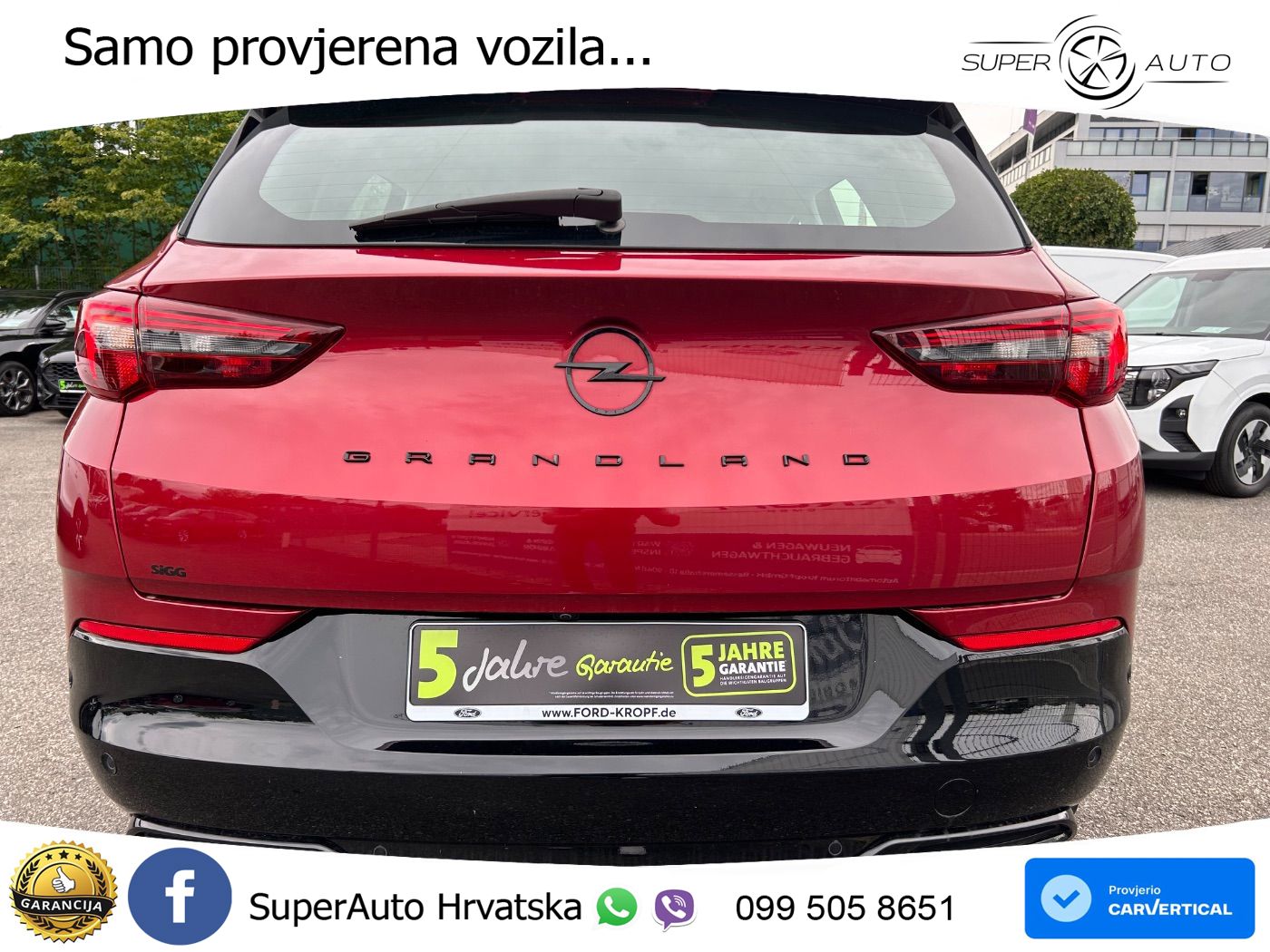 Opel Grandland 1.2i Turbo (130 KS) Automatic GS LED+GR SJED+ACC