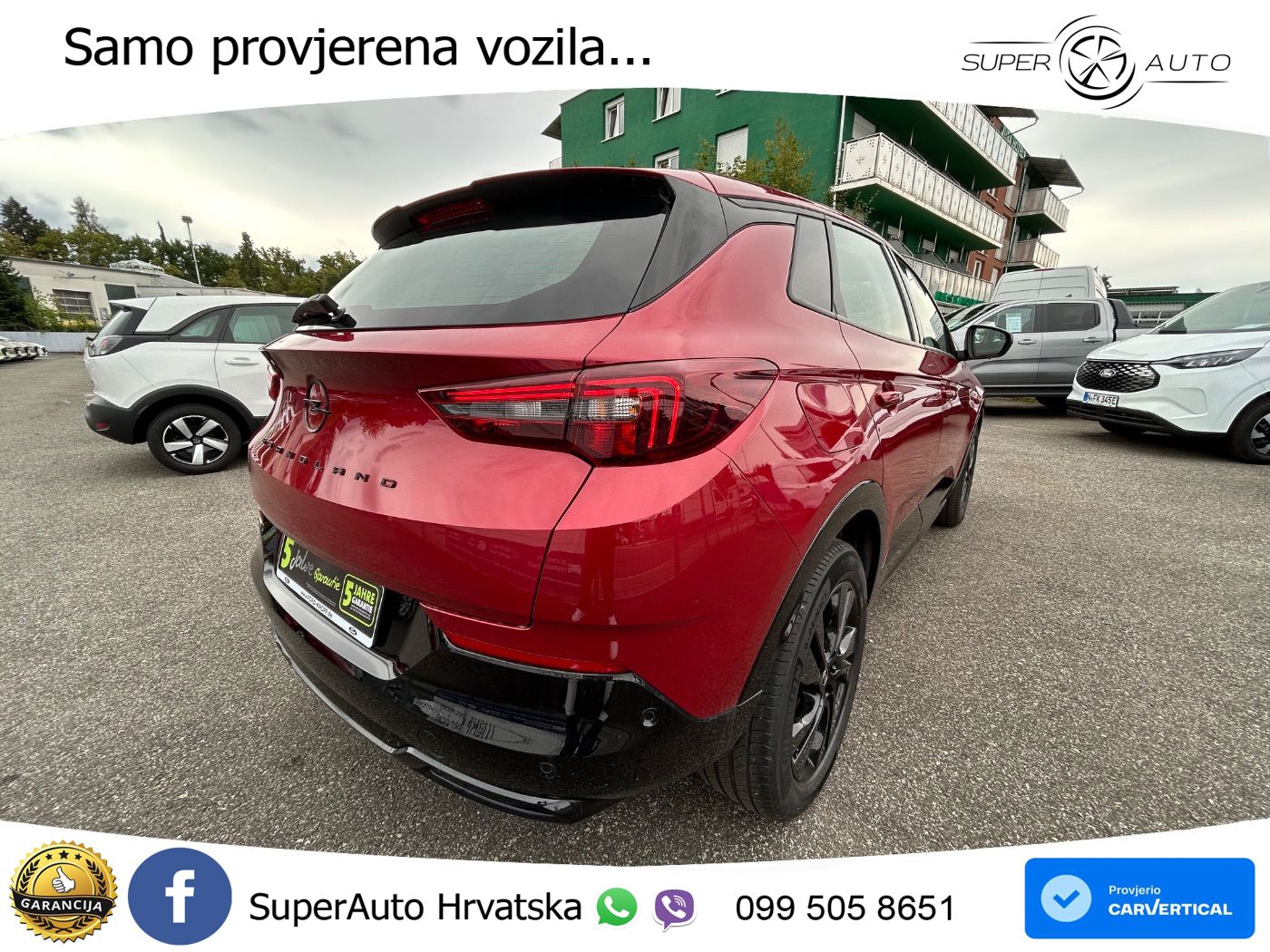 Opel Grandland 1.2i Turbo (130 KS) Automatic GS LED+GR SJED+ACC