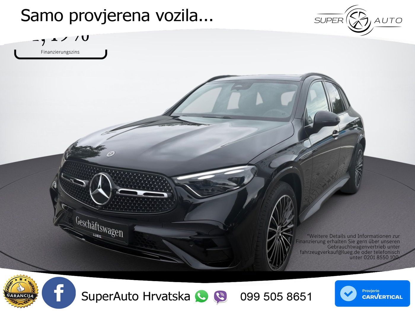 Mercedes GLC 220d (197 KS) 4MATIC 9G-TRONIC AMG ACC+GR SJED+360+PANO