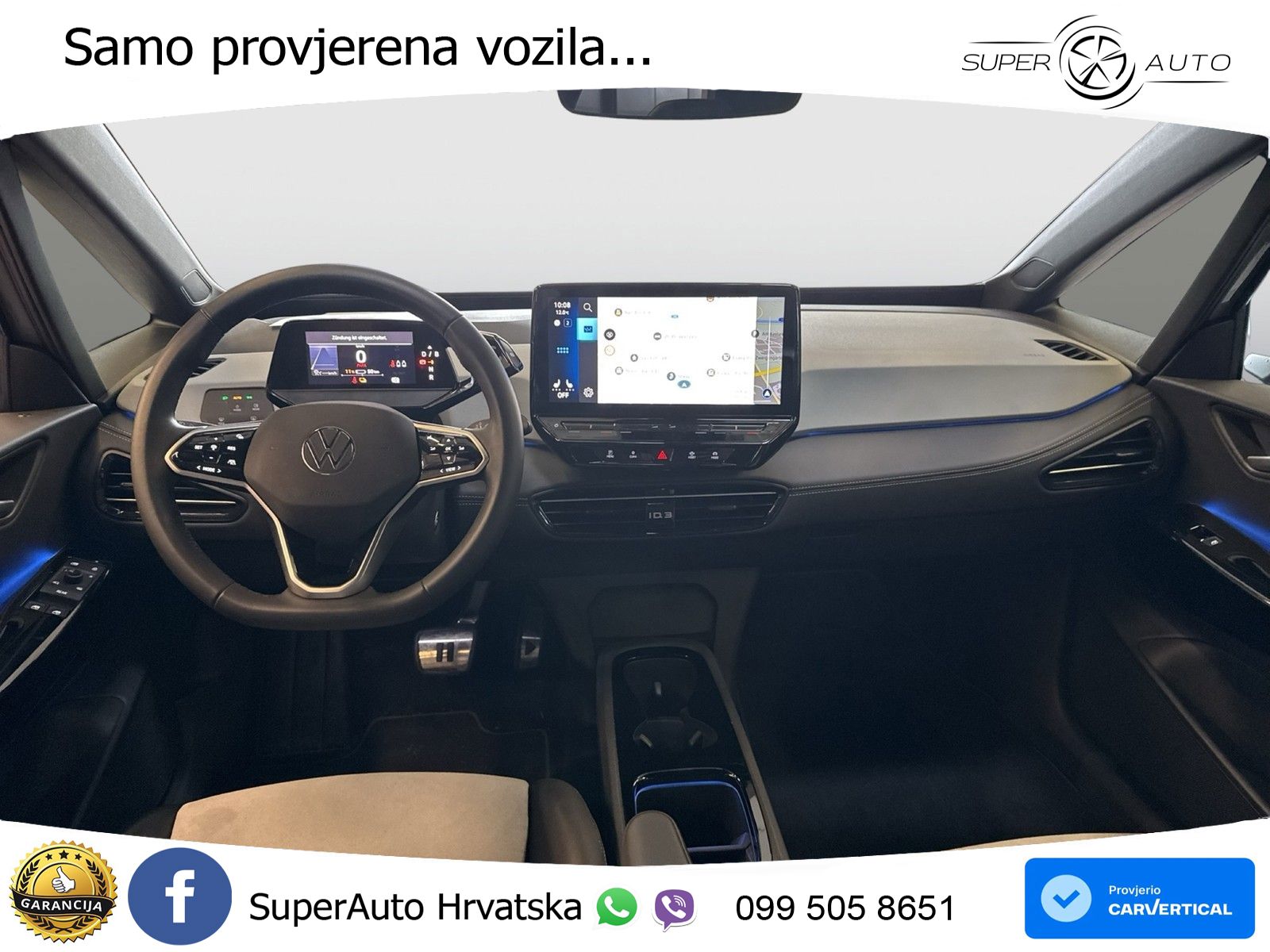 Volkswagen ID.3 Pro 62 kWh (204 KS) LED+GR SJED+ACC