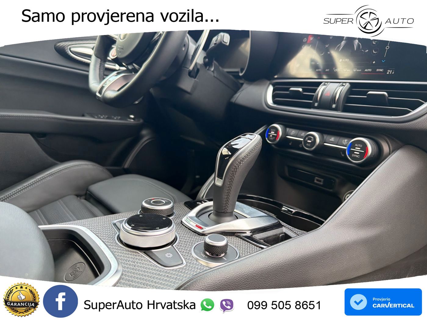 Alfa Romeo Giulia Quadrifoglio 2.9 V6 Bi-Turbo (520 KS) Automatic LED+GR SJED+ACC