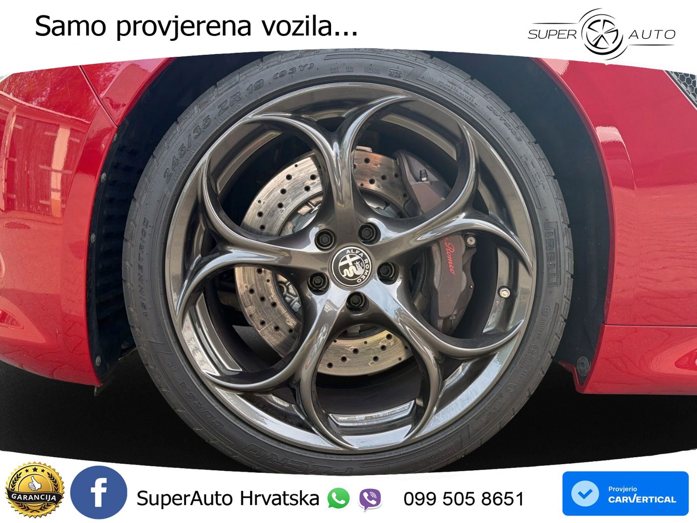 Alfa Romeo Giulia Quadrifoglio 2.9 V6 Bi-Turbo (520 KS) Automatic LED+GR SJED+ACC